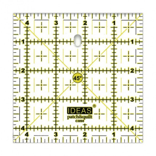 Régua Patchwork Quadrada 4 1/2 x 4 1/2'' IDEAS