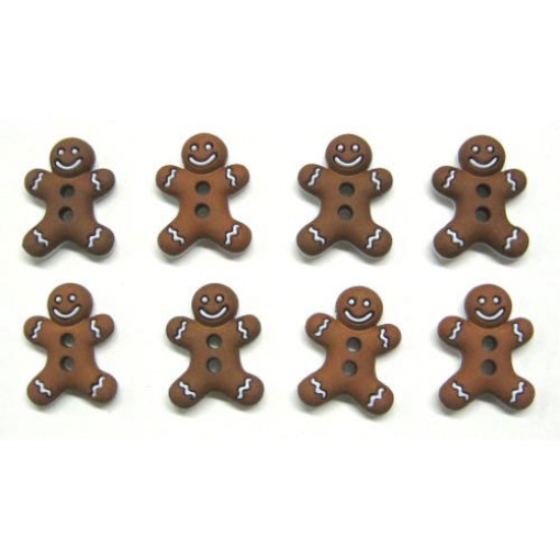 Botões DRESS IT UP NATAL Iced Cookies (8 unidades)