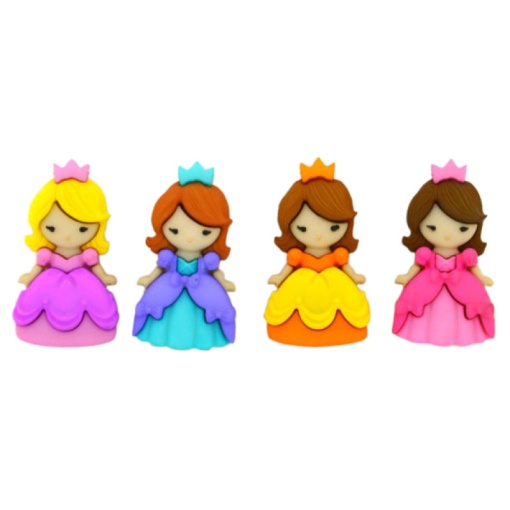 Botões DRESS IT UP Princesas (4 unidades)
