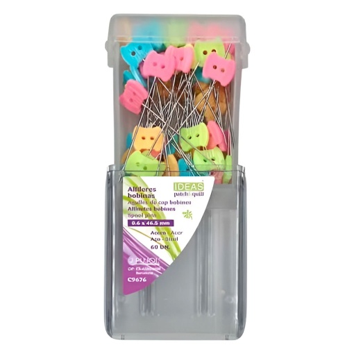 Alfinetes de cabeça 0,60x46mm IDEAS carrinhos de linhas caixa com 60 unidades