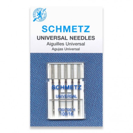 Agulha para máquina SCHMETZ N.100 universal com 5 unidades