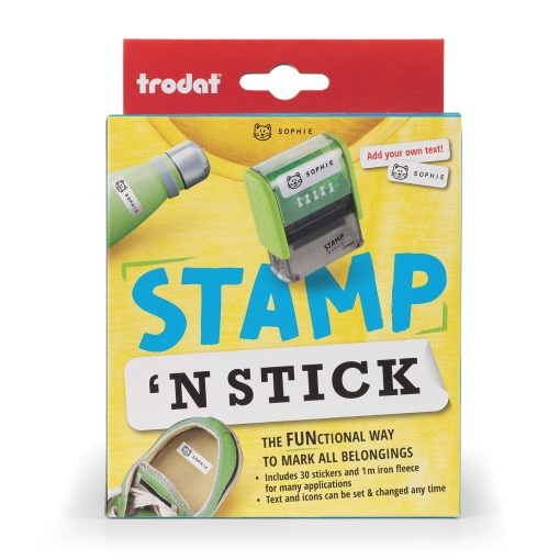 Kit Stamp & Stick para marcação de roupa e objetos TRODAT