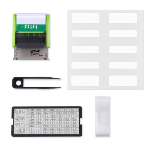 TRODAT Stamp & Stick Kit for marking clothes and objects
