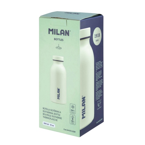 Garrafa Térmica MILAN 1918 354ml verde pastel