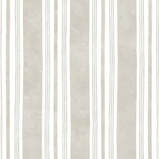 Tecido HILOGAR Homemade Happiness Riscas Taupe/Branco 1x1,10m