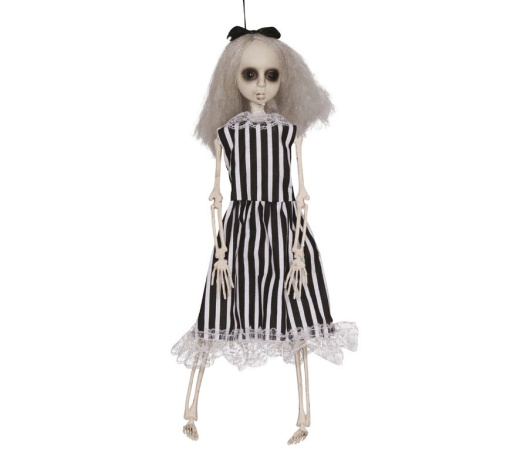 Esqueleto para Pendurar Menina Reclusa 40cm