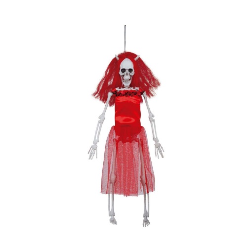 Esqueleto para Pendurar Diaba Noiva 40cm