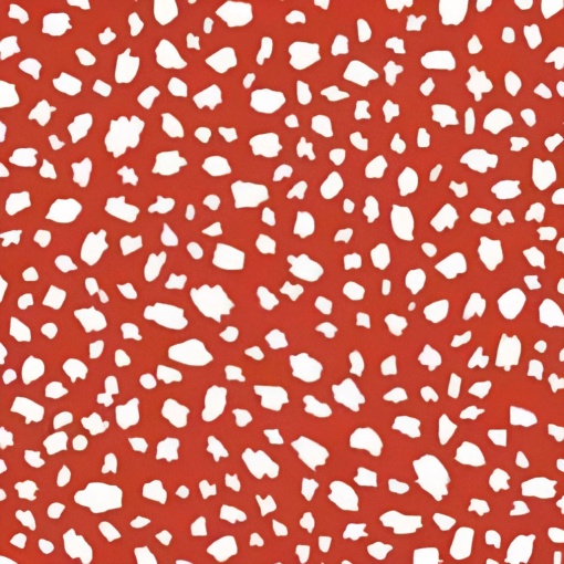 Tecido HILOGAR Bow-wow-wow Vermelho/Branco 1x1,10m