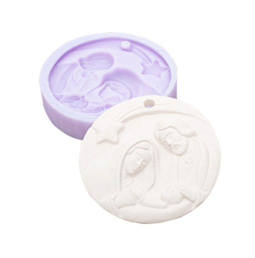 Molde de silicone presépio 7cm