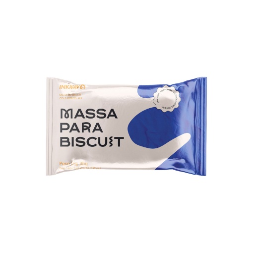 Pasta de Modelar Biscuit INKWAY Azul Cobalto 85g