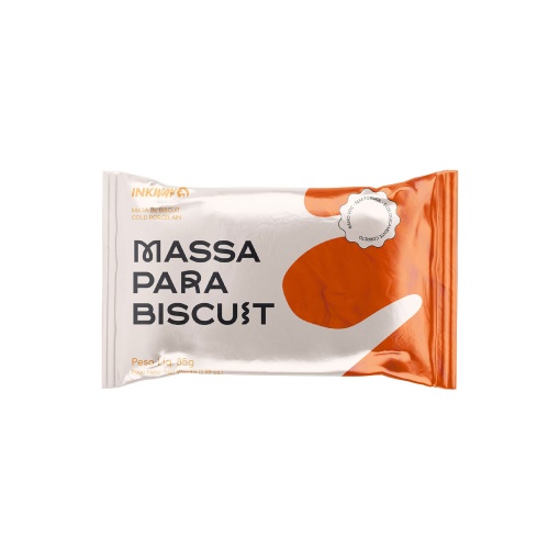 Pasta de Modelar Biscuit INKWAY Laranja 85g