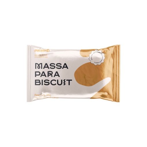 Pasta de Modelar Biscuit INKWAY Pêssego 85g