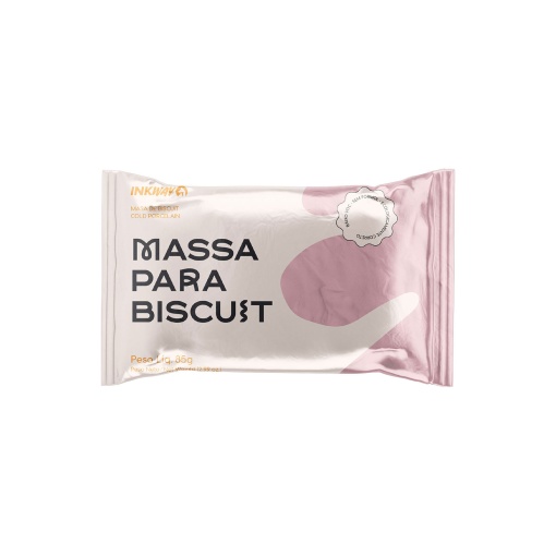 Pasta de Modelar Biscuit INKWAY Rosa Bebé 85g