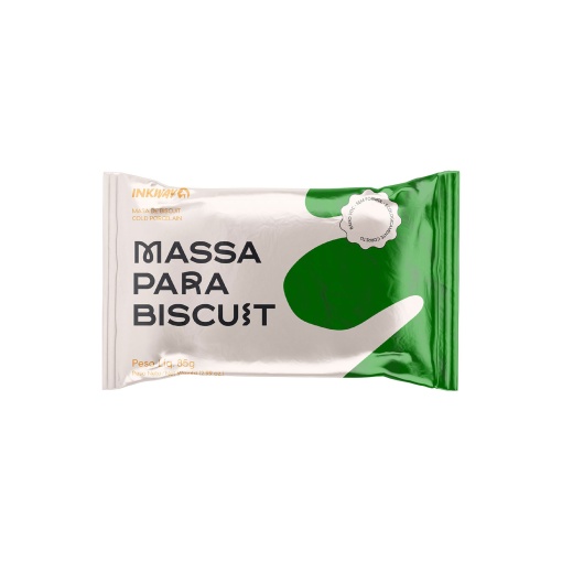 Pasta de Modelar Biscuit INKWAY Verde Musgo 85g
