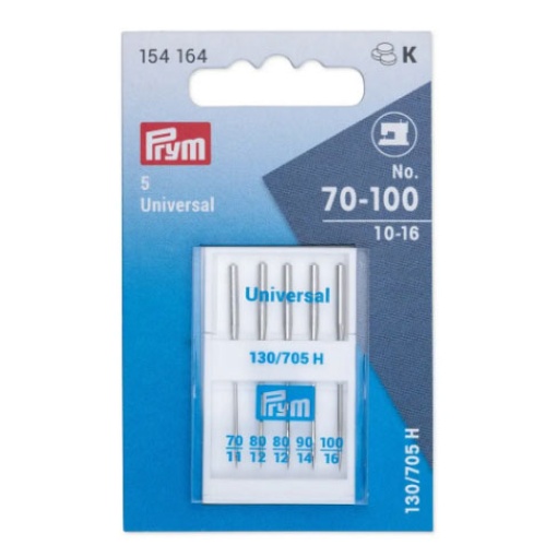 Agulha para máquina PRYM N.70-100 universal com 5 unidades 154164 K