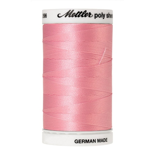 Linha de Bordar METTLER Poly Sheen 800m Rosa 2250