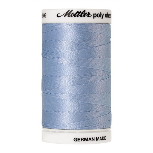 Linha de Bordar METTLER Poly Sheen 800m Azul Claro 3761