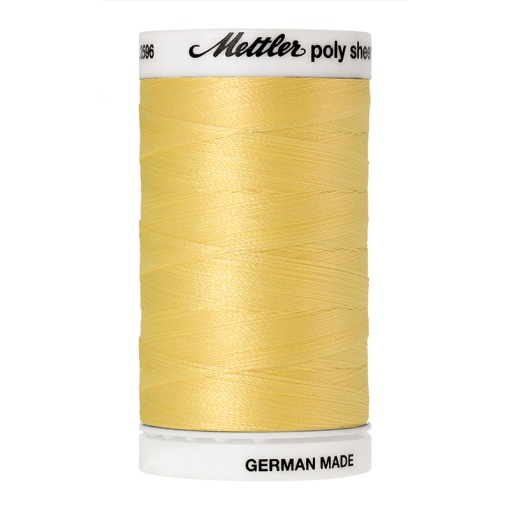 Linha de Bordar METTLER Poly Sheen 800m Amarelo 0520