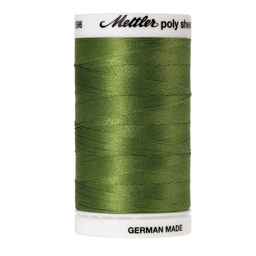 Linha de Bordar METTLER Poly Sheen 800m Verde Floresta 5833
