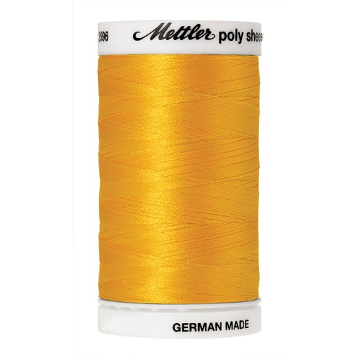 Linha de Bordar METTLER Poly Sheen 800m Amarelo 0311