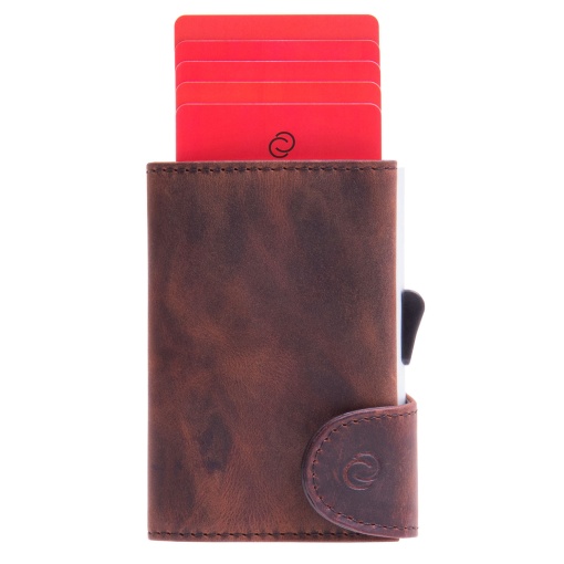 Porta-cartões C-SECURE edição especial castanho 11976