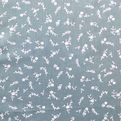 Tecido Florinhas Azul/Branco 1x1,50m