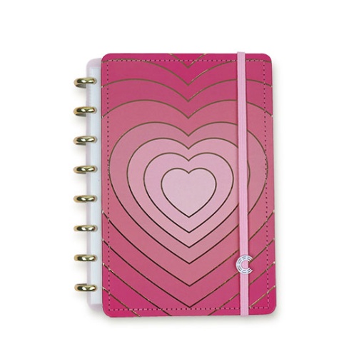 CADERNO INTELIGENTE A5 Pautado Lovely Golden LOVE