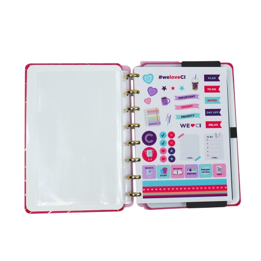 CADERNO INTELIGENTE A5 Pautado Lovely Golden LOVE