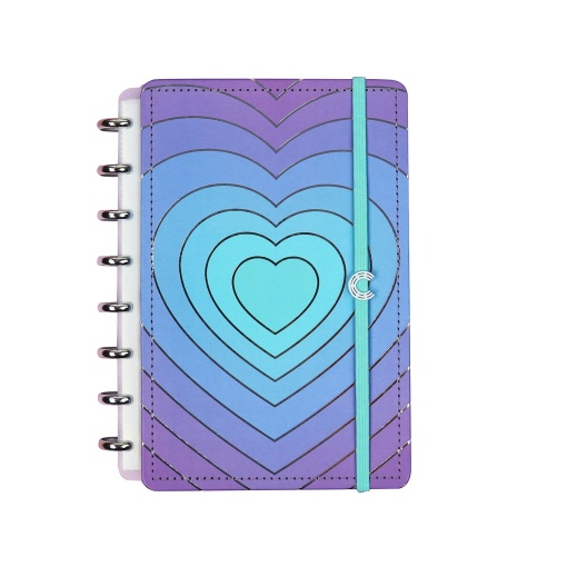 CADERNO INTELIGENTE A5 Pautado Lovely Silver LOVE