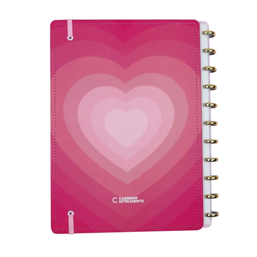 CADERNO INTELIGENTE Grande (215x280mm) Pautado Lovely GOLDEN LOVE