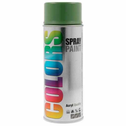 Tinta Spray Acrílica COLORS Verde RAL 6011 400ml