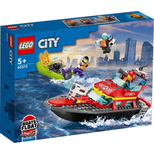 LEGO City Barco de Resgate dos Bombeiros 60373