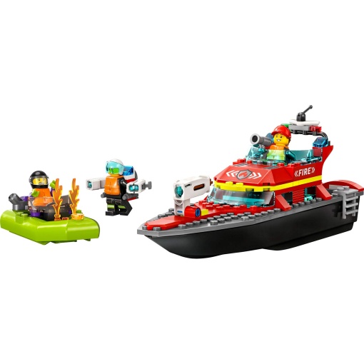 LEGO City Barco de Resgate dos Bombeiros 60373