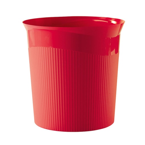 Cesto de Papéis Plástico 13L HAN Re-Loop Vermelho