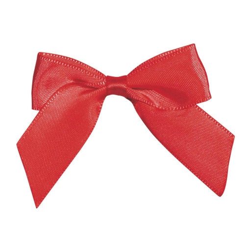 Laços de Cetim 6cm Vermelho com 24