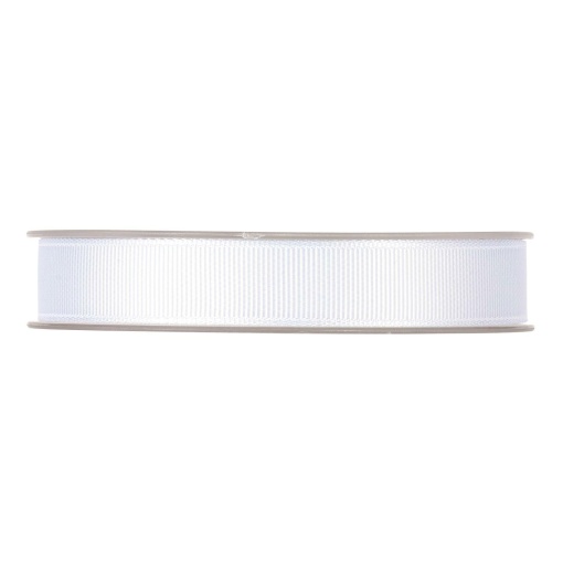 Fita de Tecido MP Gros Grain 15mmx20m Branco 01