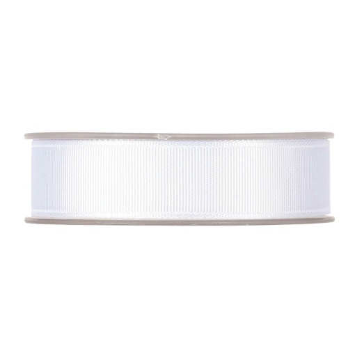 Fita de Tecido MP Gros Grain 25mmx20m Branco 01
