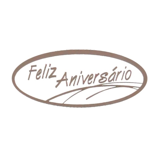 Etiquetas Adesivas em Rolo Feliz Aniversário Prateado 200 unidades JOLUMO