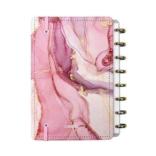 CADERNO INTELIGENTE A5 Pautado Mármore Agatha