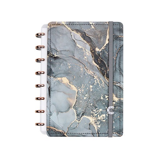 CADERNO INTELIGENTE A5 Pautado Mármore Onyx