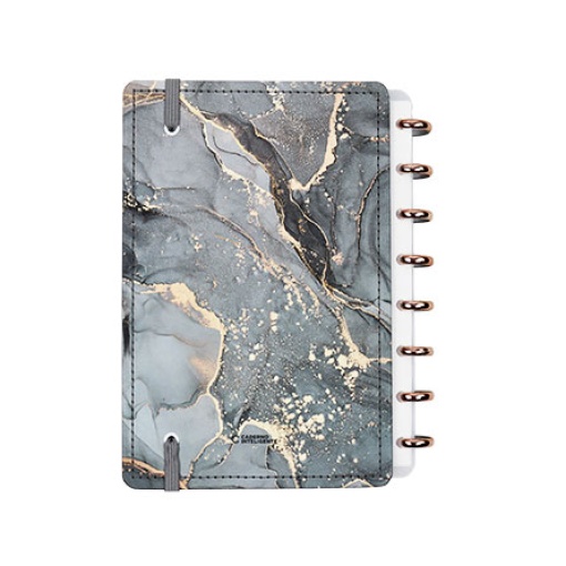 CADERNO INTELIGENTE A5 Pautado Mármore Onyx