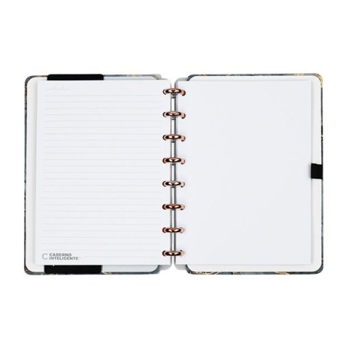 CADERNO INTELIGENTE A5 Pautado Mármore Onyx