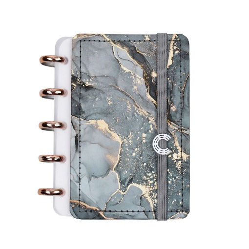 CADERNO INTELIGENTE A6 INTELIGINE Liso Mármore Onyx