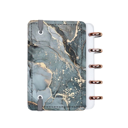CADERNO INTELIGENTE A6 INTELIGINE Liso Mármore Onyx