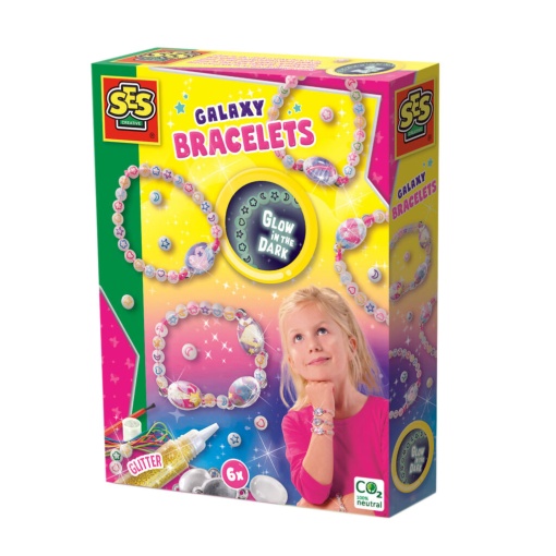 Galáxia Braceletes Brilha No Escuro SES CREATIVE Hobby