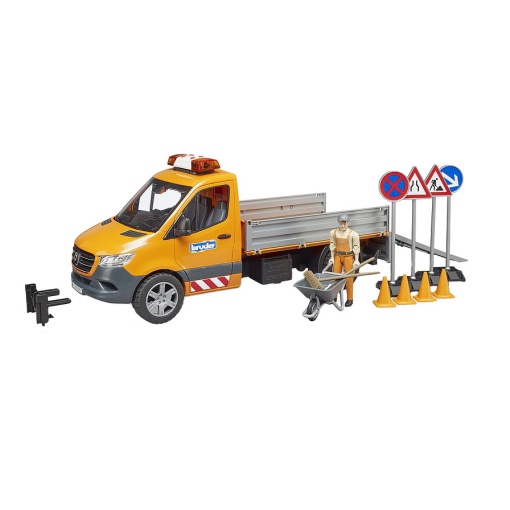 Carrinha Mercedes Benz Sprinter Municipal com Luzes e Som BRUDER