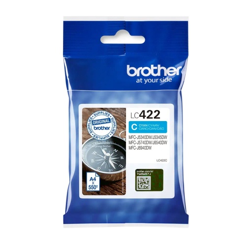 Tinteiro BROTHER LC422 C Azul BROLC422C