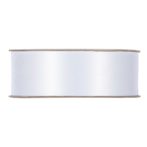 Fita de Cetim MP DOPPIO RASO 25mmx50m Branco 01