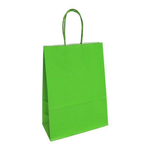 Saco de Papel Asa Torcida 139 Verde Alface 18x8x24cm