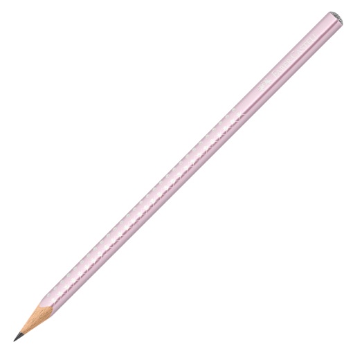 LAPIS GRAFITE FABER-CASTELL SPARKLE COSMIC B N.º 1 ROSA METALICO 118261